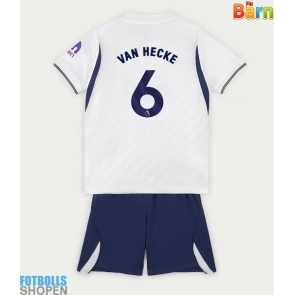 Billiga Tottenham Hotspur Jan Paul van Hecke #6 Hemmatröja Barn 2026-27 Kortärmad (+ Korta byxor)